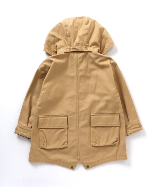 BREEZE(ブリーズ)の「【合体シリーズ】ショートモッズコート(モッズコート・キッズ・キャメル/カーキ・110/90/150/130/140/120/100)」の11枚目の写真