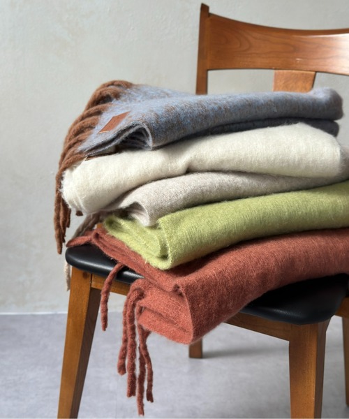 CPCM（シーピーシーエム）の「23ふわふわバルキーマフラー（マフラー・レディース・アイボリー/ブラウン/サックスブルー/グリーン系その他/ベージュ・FREE）」の11枚目の写真