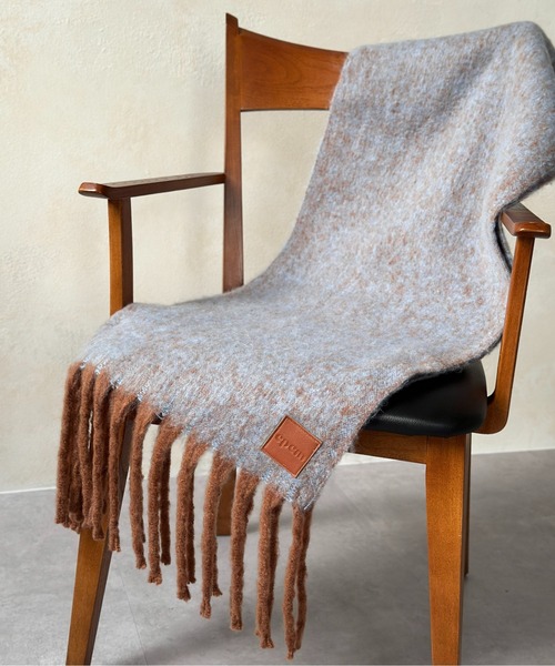 CPCM（シーピーシーエム）の「23ふわふわバルキーマフラー（マフラー・レディース・アイボリー/ブラウン/サックスブルー/グリーン系その他/ベージュ・FREE）」の14枚目の写真