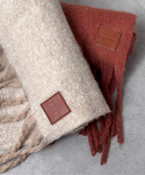 CPCM（シーピーシーエム）の「23ふわふわバルキーマフラー（マフラー・レディース・アイボリー/ブラウン/サックスブルー/グリーン系その他/ベージュ・FREE）」の18枚目の写真