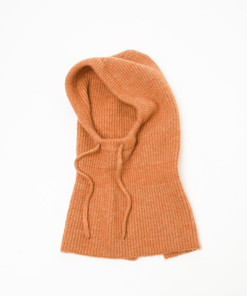 LEPSIM（レプシィム）の「バラクラバ　966358（ネックウォーマー/スヌード・レディース・グレー/オレンジ/アイボリー・ONE SIZE）」の5枚目の写真