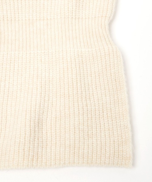 SAINT LAURENT ホワイト ネックウォーマー バラクラバ カシミヤ セール】バラクラバ 966358（ネックウォーマー/スヌード）｜LEPSIM