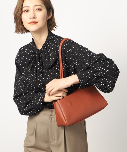 grove（グローブ）の「◆ロングハンドルあおりトート（トートバッグ・レディース・ブラック/グレー/ダークオレンジ・00）」の12枚目の写真