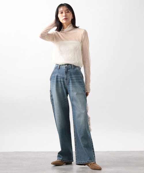 BARNYARDSTORM（バンヤードストーム）の「ワッシャーシアータートル（Tシャツ/カットソー・レディース・オフホワイト/ブラック・1/0）」の17枚目の写真