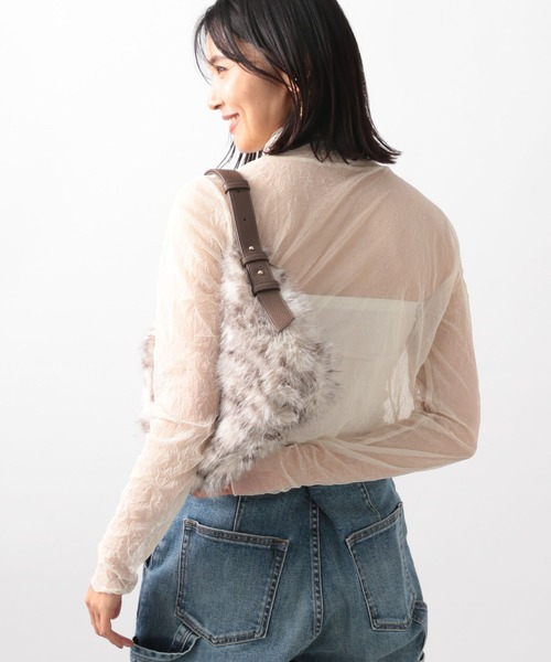 BARNYARDSTORM（バンヤードストーム）の「ワッシャーシアータートル（Tシャツ/カットソー・レディース・オフホワイト/ブラック・1/0）」の5枚目の写真