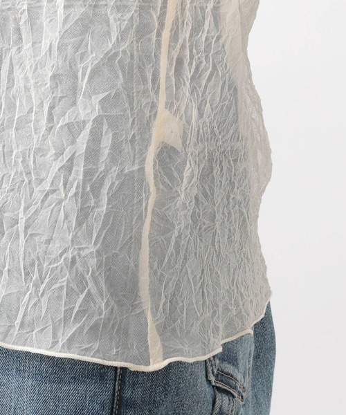 BARNYARDSTORM（バンヤードストーム）の「ワッシャーシアータートル（Tシャツ/カットソー・レディース・オフホワイト/ブラック・1/0）」の6枚目の写真