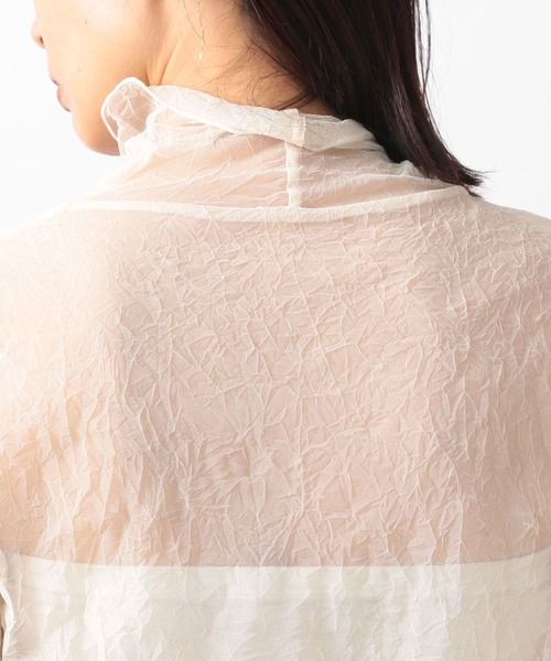 BARNYARDSTORM（バンヤードストーム）の「ワッシャーシアータートル（Tシャツ/カットソー・レディース・オフホワイト/ブラック・1/0）」の15枚目の写真