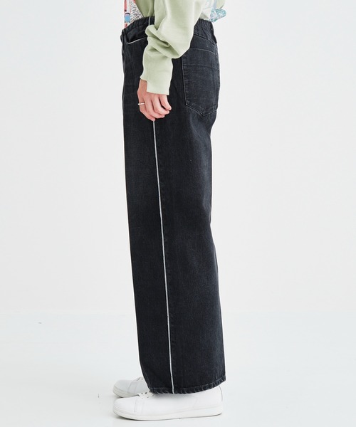 TANAKA(タナカ)の「【TANAKA / タナカ】THE SELVEDGE JEAN TROUSERS/ザセルヴィッチジーンズデニム(デニムパンツ・メンズ・ブラック・28inch/30inch/32inch)」の3枚目の写真