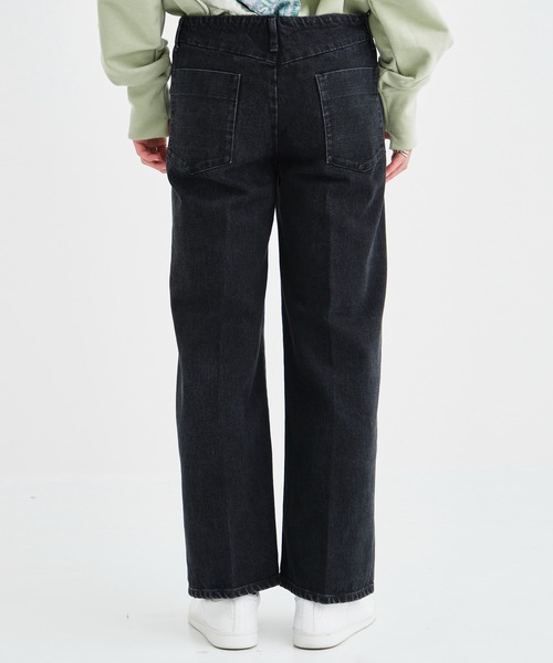 TANAKA(タナカ)の「【TANAKA / タナカ】THE SELVEDGE JEAN TROUSERS/ザセルヴィッチジーンズデニム(デニムパンツ・メンズ・ブラック・28inch/30inch/32inch)」の4枚目の写真