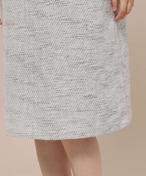 SHOO・LA・RUE(シューラルー)の「◆【S-3L/通勤/セレモニー】ツイードサックワンピース(ワンピース・レディース・ネイビー系3/グレー系3・03/02/04/01/05)」の20枚目の写真