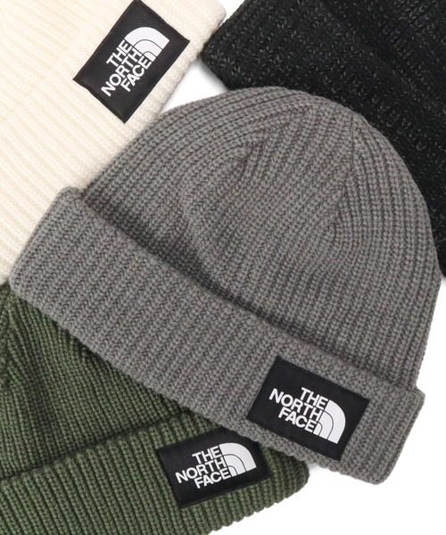 THE NORTH FACE（ザノースフェイス）の「ノースフェイス ニット帽子 折り返し カフニット（ニットキャップ/ビーニー・メンズ・カーキ/ホワイト/ブラック/グレー・REGULAR/SHORT）」の3枚目の写真