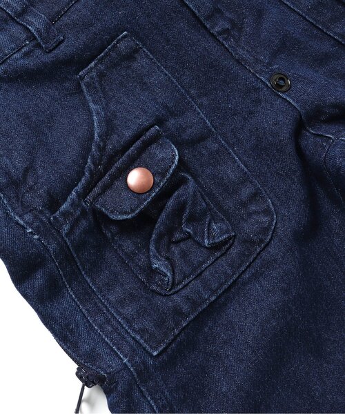 F.O.KIDS（エフオーキッズ）の「BIG BEN OVERALL mini（サロペット/オーバーオール・キッズ・インディゴブルー/ベージュ/ブラック・150/100/130/90/110/140/120）」の5枚目の写真