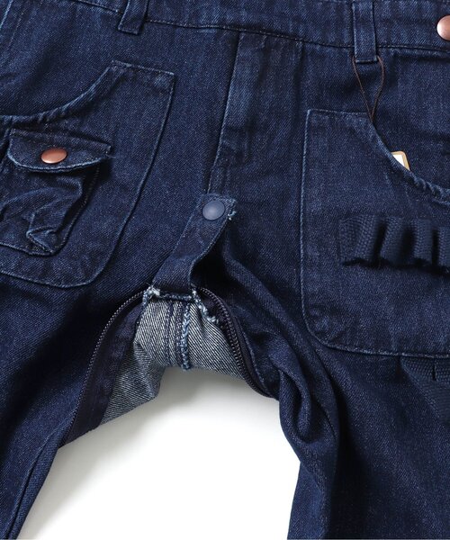 F.O.KIDS（エフオーキッズ）の「BIG BEN OVERALL mini（サロペット/オーバーオール・キッズ・インディゴブルー/ベージュ/ブラック・150/100/130/90/110/140/120）」の7枚目の写真