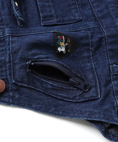 F.O.KIDS（エフオーキッズ）の「BIG BEN OVERALL mini（サロペット/オーバーオール・キッズ・インディゴブルー/ベージュ/ブラック・150/100/130/90/110/140/120）」の12枚目の写真