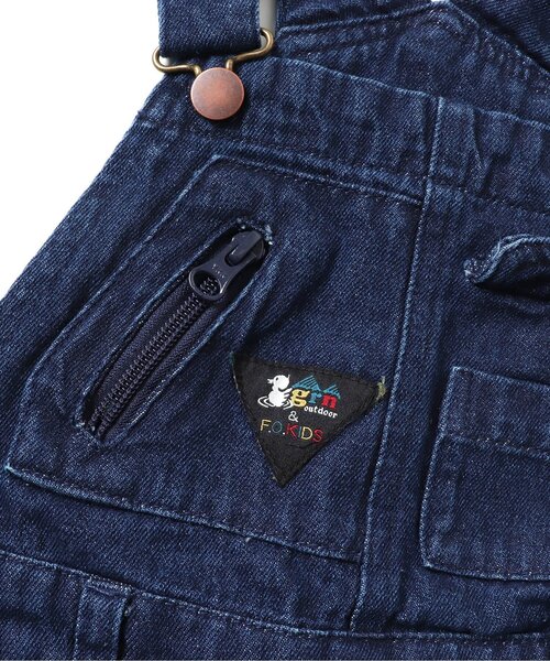 F.O.KIDS（エフオーキッズ）の「BIG BEN OVERALL mini（サロペット/オーバーオール・キッズ・インディゴブルー/ベージュ/ブラック・150/100/130/90/110/140/120）」の13枚目の写真