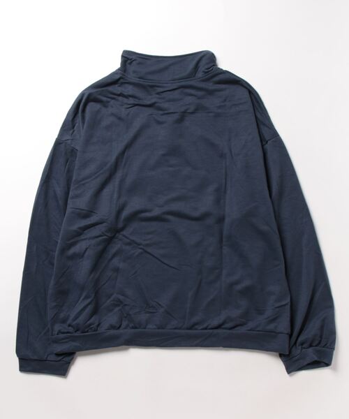 Burner(バーナー)の「【OKUOKU 0909】 ビッグシルエット / ポロ / スウェットシャツ oku-tops-673553787121-20 U(スウェット・レディース・ネイビー・XL/L/M)」の2枚目の写真