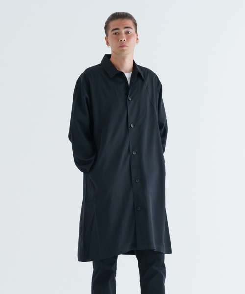 BRICK & SONS（ブリックアンドサンズ）の「ステンカラーロングシャツ 