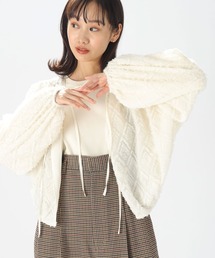 niko and... | フリンジリボンカーディガンブラウス(カーディガン/ボレロ)