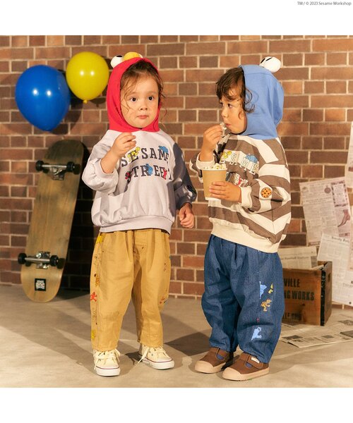 セール】WEB限定 セサミストリート キャラクターフーディ（パーカー