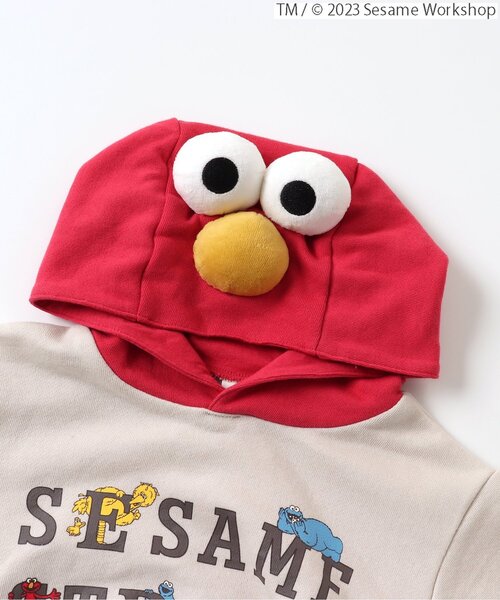 【新品未使用】SHINee コラボ　セサミストリート　レア　パーカー＆タオル セール】WEB限定 セサミストリート キャラクターフーディ（パーカー