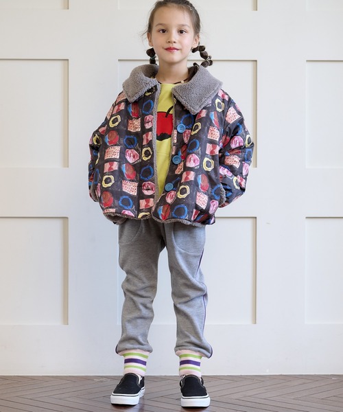 Life Support Products(ライフサポートプロダクツ)の「ラインリブスウェットパンツ(80~130cm)(スウェットパンツ・キッズ・杢グレー/オレンジ/グリーン・110/100/80/90/120/130/95)」の7枚目の写真