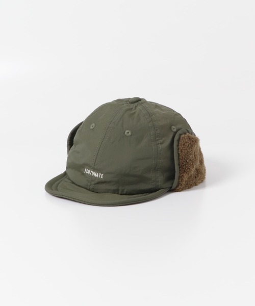 URBAN RESEARCH DOORS(アーバンリサーチドアーズ)の「耳当て付きキャップ(KIDS)(キャップ・キッズ・カーキ/ブラック・ONE)」の6枚目の写真