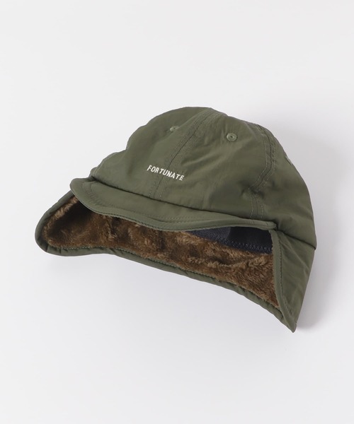 URBAN RESEARCH DOORS(アーバンリサーチドアーズ)の「耳当て付きキャップ(KIDS)(キャップ・キッズ・カーキ/ブラック・ONE)」の9枚目の写真