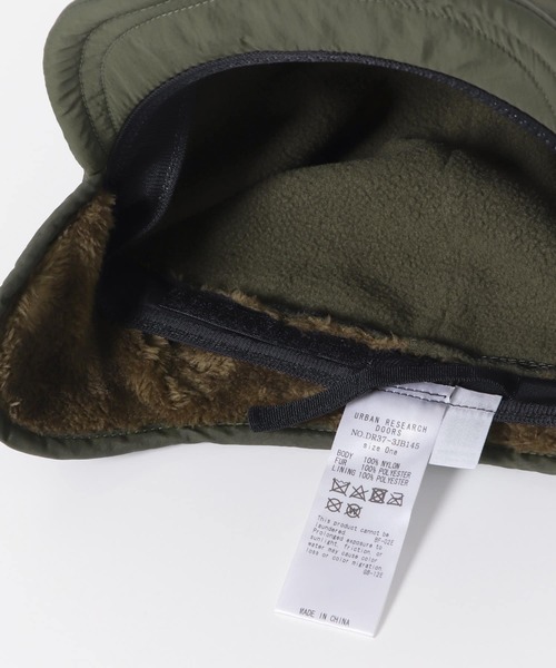URBAN RESEARCH DOORS(アーバンリサーチドアーズ)の「耳当て付きキャップ(KIDS)(キャップ・キッズ・カーキ/ブラック・ONE)」の10枚目の写真