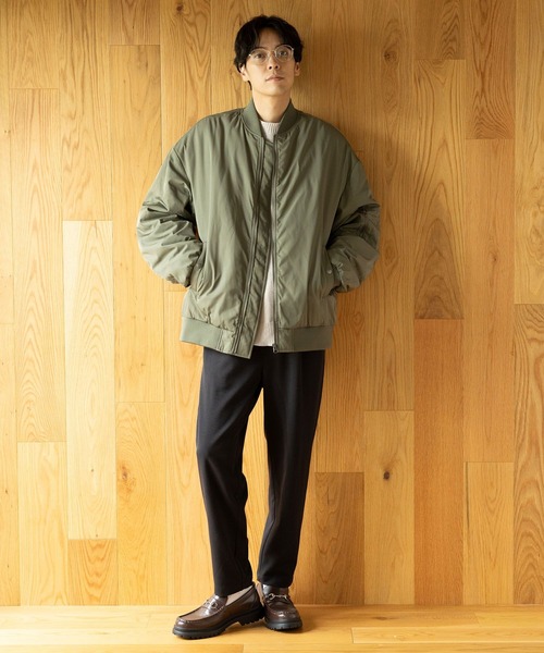 LAKOLE（ラコレ）の「中綿MA-1 / 967904（MA-1・メンズ・ライトブルー/ブラック/オリーブ・LARGE/MEDIUM/X-LARGE）」の7枚目の写真