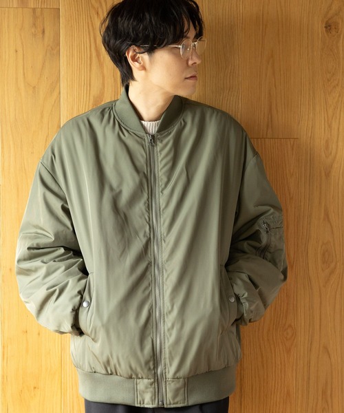 LAKOLE（ラコレ）の「中綿MA-1 / 967904（MA-1・メンズ・ライトブルー/ブラック/オリーブ・LARGE/MEDIUM/X-LARGE）」の8枚目の写真