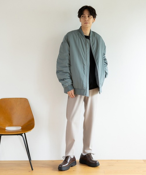 LAKOLE（ラコレ）の「中綿MA-1 / 967904（MA-1・メンズ・ライトブルー/ブラック/オリーブ・LARGE/MEDIUM/X-LARGE）」の9枚目の写真