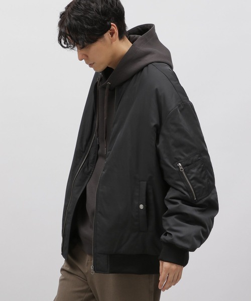 LAKOLE（ラコレ）の「中綿MA-1 / 967904（MA-1・メンズ・ライトブルー/ブラック/オリーブ・LARGE/MEDIUM/X-LARGE）」の13枚目の写真