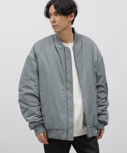 LAKOLE（ラコレ）の「中綿MA-1 / 967904（MA-1・メンズ・ライトブルー/ブラック/オリーブ・LARGE/MEDIUM/X-LARGE）」の18枚目の写真