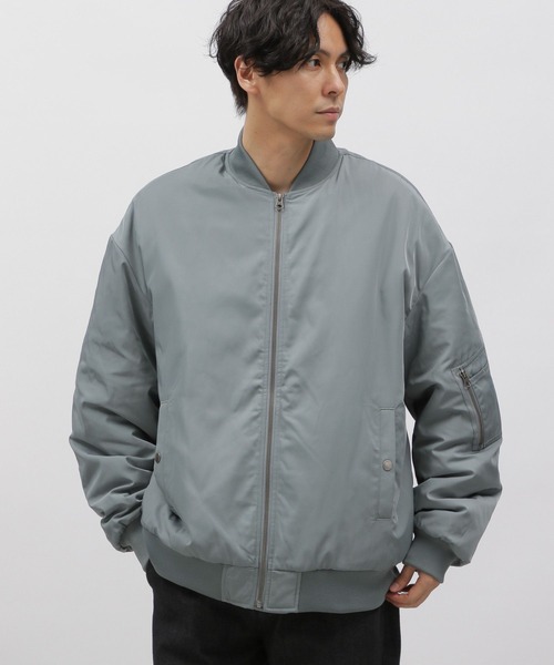 LAKOLE（ラコレ）の「中綿MA-1 / 967904（MA-1・メンズ・ライトブルー/ブラック/オリーブ・LARGE/MEDIUM/X-LARGE）」の19枚目の写真
