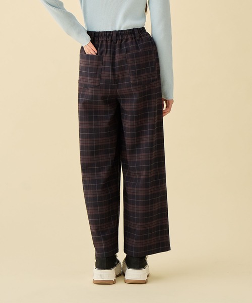 Amourire girl（アムリールガール）の「無地・チェック バギーパンツ/タックワイドパンツ/(130cm～160cm)（その他パンツ・キッズ・ブラック/ベージュ/グレー/ネイビー・130cm/160cm/150cm/140cm）」の19枚目の写真