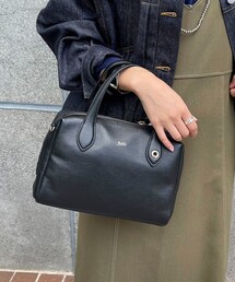 Beau're | 【BEAURE/ビュレ】ショルダーストラップ付レザーボストンバッグ(ボストンバッグ)