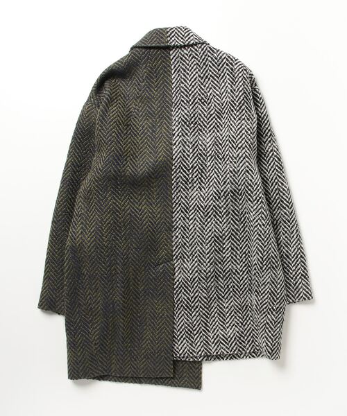 TAUPE(トープ)の「TAUPE/トープ/ROVING HERRINGBONE P-JACKET(ピーコート・メンズ・グレー・1/2)」の2枚目の写真