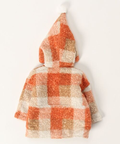 aimoha(アイモハ)の「【aimoha-KIDS-】子供服 クリスマスかわいいモコモコ厚手アウター (AW)(その他アウター・キッズ・レッド・120/130/100/90/110/140)」の2枚目の写真
