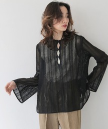 【CLEIO】ベルスリーブレースブラウス/BELL SLEEVE LACE BLOUSE/940-11600