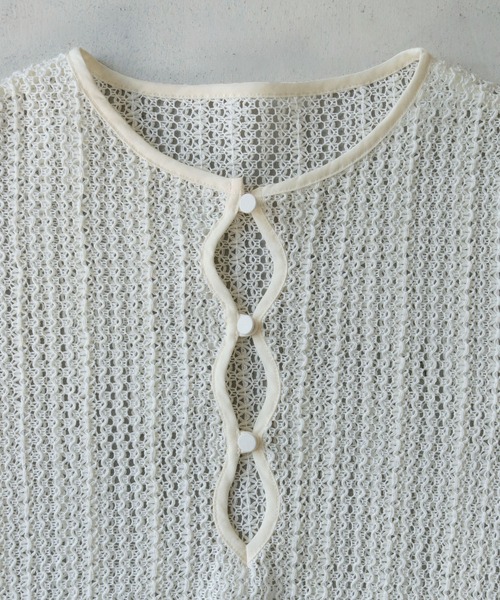 CLEIO(クレイオ)の「【CLEIO】ベルスリーブレースブラウス/BELL SLEEVE LACE BLOUSE/940-11600(シャツ/ブラウス・レディース・ブラック/アイボリー・FREE)」の5枚目の写真