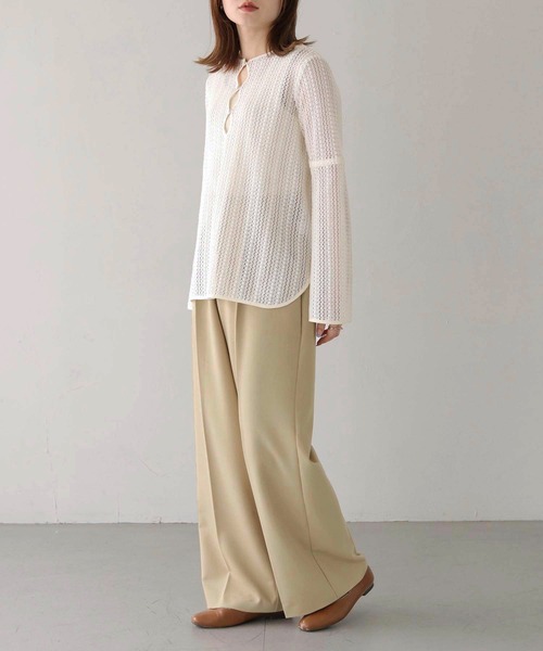 CLEIO(クレイオ)の「【CLEIO】ベルスリーブレースブラウス/BELL SLEEVE LACE BLOUSE/940-11600(シャツ/ブラウス・レディース・ブラック/アイボリー・FREE)」の16枚目の写真