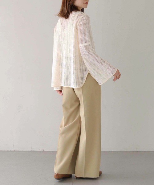 CLEIO(クレイオ)の「【CLEIO】ベルスリーブレースブラウス/BELL SLEEVE LACE BLOUSE/940-11600(シャツ/ブラウス・レディース・ブラック/アイボリー・FREE)」の17枚目の写真