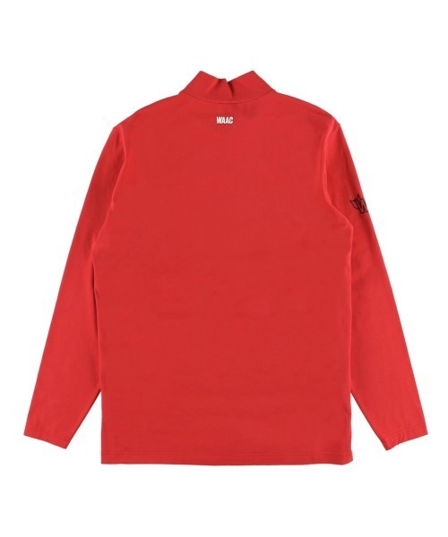 【セール】《WAAC》MENS シルケットコットンベア天竺 長袖モックネック(Tシャツ/カットソー)|WAAC(ワック) 【セール】《WAAC》MENS シルケットコットンベア天竺 長袖モックネック(Tシャツ/カットソー)|WAAC(ワック)