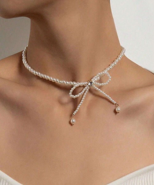 Dita Muaj.（ディータムアージュ）の「【選べる】パールネックレス（ネックレス・レディース・ブラック/ホワイト/ホワイト系その他/ホワイト系その他2/ホワイト系その他3・FREE）」の4枚目の写真