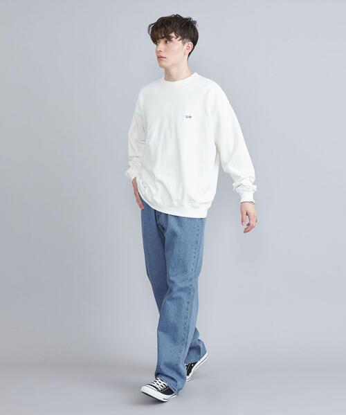 coen（コーエン）の「デニムワイドイージーパンツ（セットアップ対応）（デニムパンツ・メンズ・オフホワイト/ネイビー/コバルトブルー・S/M/L/XL）」の8枚目の写真