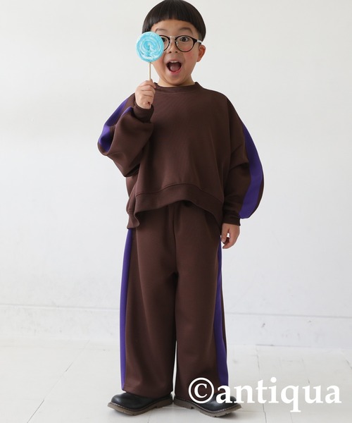 antiqua(アンティカ)の「ジャージトラックパンツ(その他パンツ・キッズ・ブラック系その他/ブラウン系その他/グリーン系その他・140/160/130/150/120)」の13枚目の写真