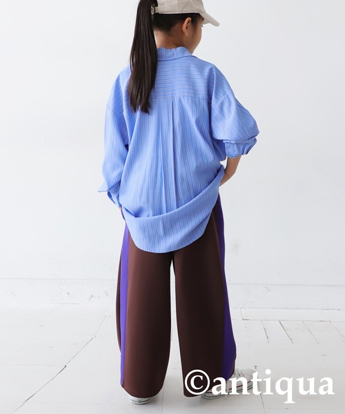 antiqua(アンティカ)の「ジャージトラックパンツ(その他パンツ・キッズ・ブラック系その他/ブラウン系その他/グリーン系その他・140/160/130/150/120)」の16枚目の写真