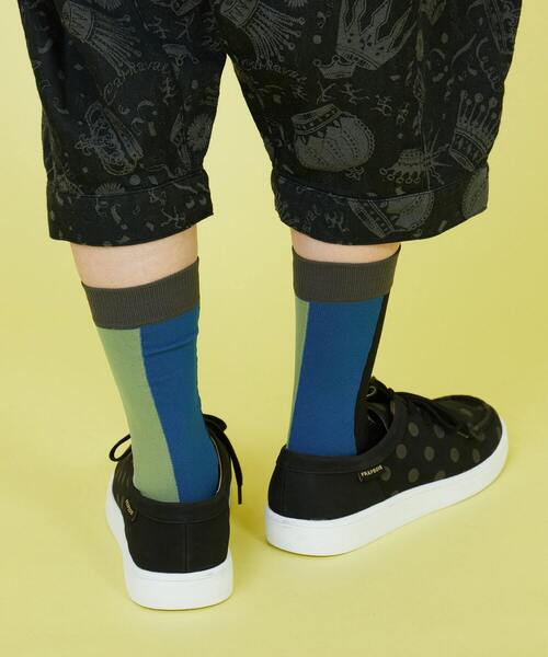 FRAPBOIS(フラボア)の「トーンソックス(ソックス/靴下・レディース・グレイッシュベージュ/チャコールグレー/オレンジ・FREE)」の20枚目の写真