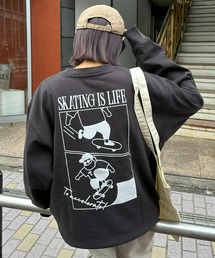 《おじさんシリーズ》ワンポイント刺繍裏毛スウェット