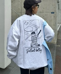 CIAOPANIC TYPY | 《おじさんシリーズ》ワンポイント刺繍裏毛スウェット(スウェット)